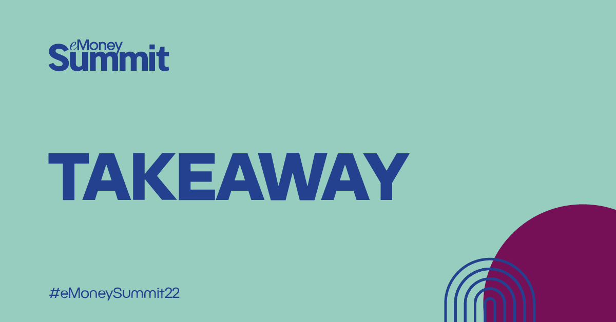 eMoneyAdvisor's tweet photo. ๐ก As we continue to explore the Bridging the Gap theme, it becomes clear that clients want to feel more in control of their financial journey but also want to work with a financial professional because they value the advice of an expert. #eMoneySummit22 takeaway. https://t.co/V9xamrJEiS