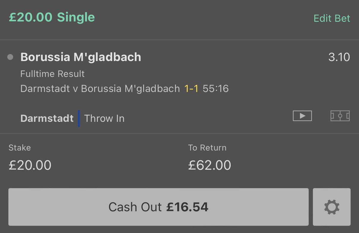 BIGDOGTIPS1's tweet photo. INPLAY TIP 💰

Germany 🇩🇪 

Gladbach to win 📊

Odds are far to high 🚨

2 UNITS 🏦

Like and follow if you’re on 💙

#GamblingTwitter #inplay #betting https://t.co/EYUgVOh0JO