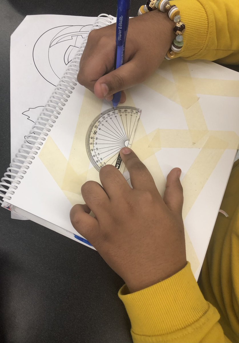 KeelerSchool's tweet photo. Gr. 6 students are learning about measuring different angles. #Keeler #WeAreCBE #numeracy https://t.co/HucnfuPHaK