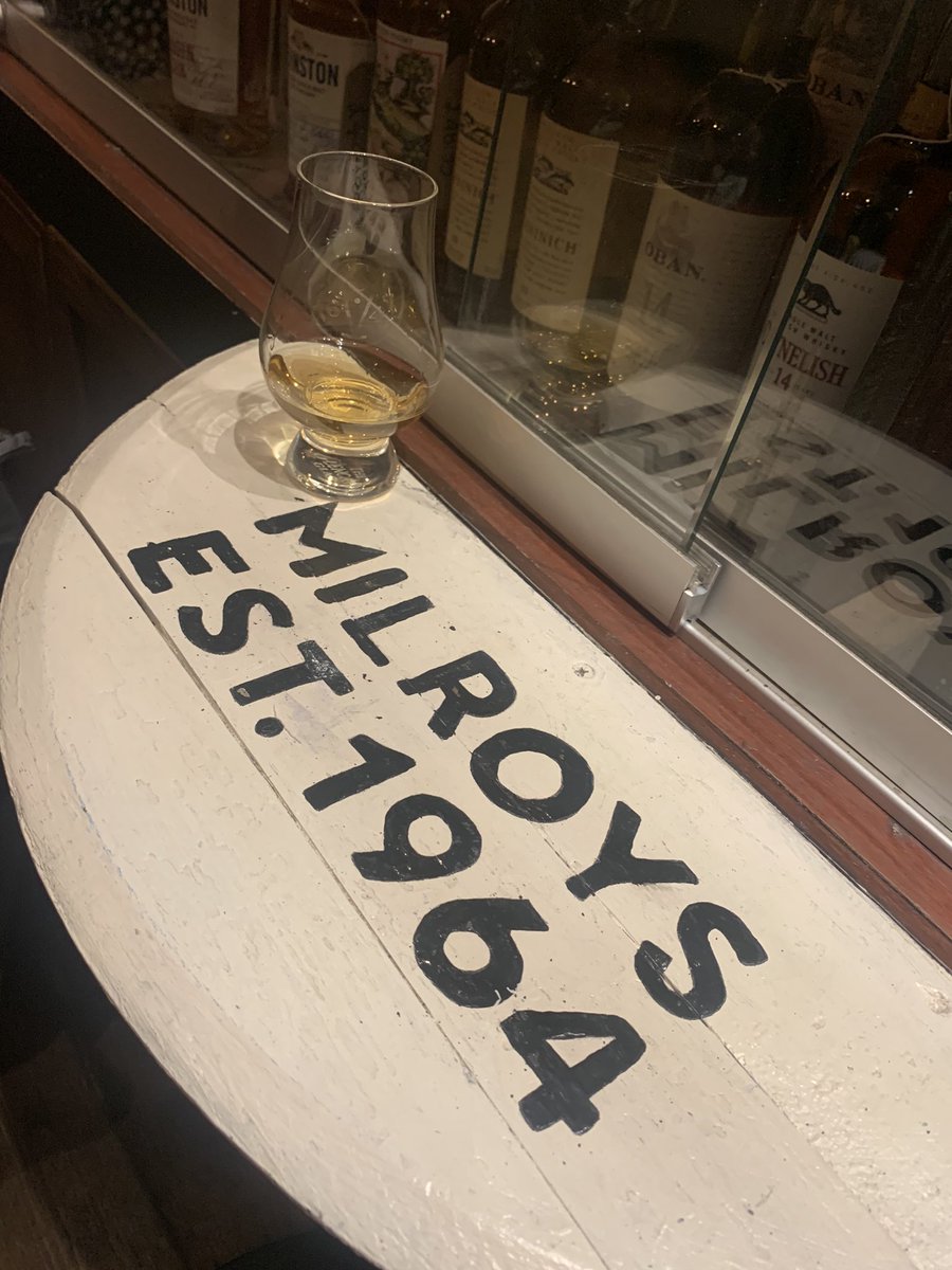 KingsofYearron's tweet photo. It’d be rude not to … #whisky #milroysofsoho https://t.co/e5sbKru9Cp