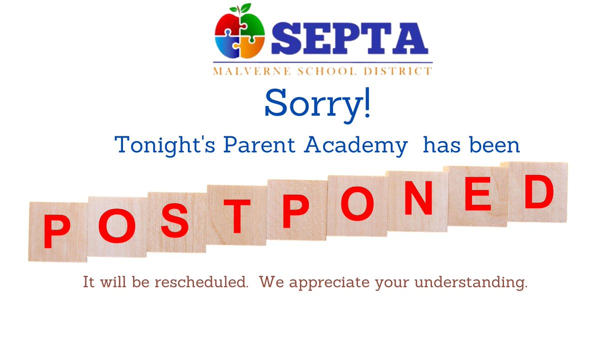 Meredyth Martini (@malvernespecedu) on Twitter photo Thank you for your understanding <a href="/DavisonAvePTA/">Davison Avenue PTA</a> <a href="/MWDPrimary/">MWDPrimarySchool</a> <a href="/DAVintermediate/">Davison Avenue</a> <a href="/HTHPTA/">HTH PTA</a> <a href="/MalverneHS/">MHS</a> Thank you for your understanding <a href="/DavisonAvePTA/">Davison Avenue PTA</a> <a href="/MWDPrimary/">MWDPrimarySchool</a> <a href="/DAVintermediate/">Davison Avenue</a> <a href="/HTHPTA/">HTH PTA</a> <a href="/MalverneHS/">MHS</a>