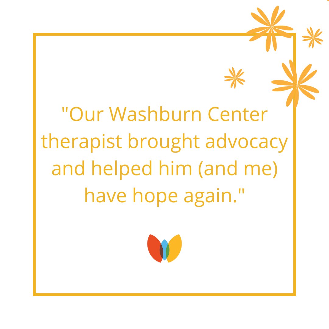 "Our therapist was amazing at building rapport with our grandchild -- event when it wasn't easy. She was instrumental in helping him learn to trust again." -Grandpa of a 15-year-old