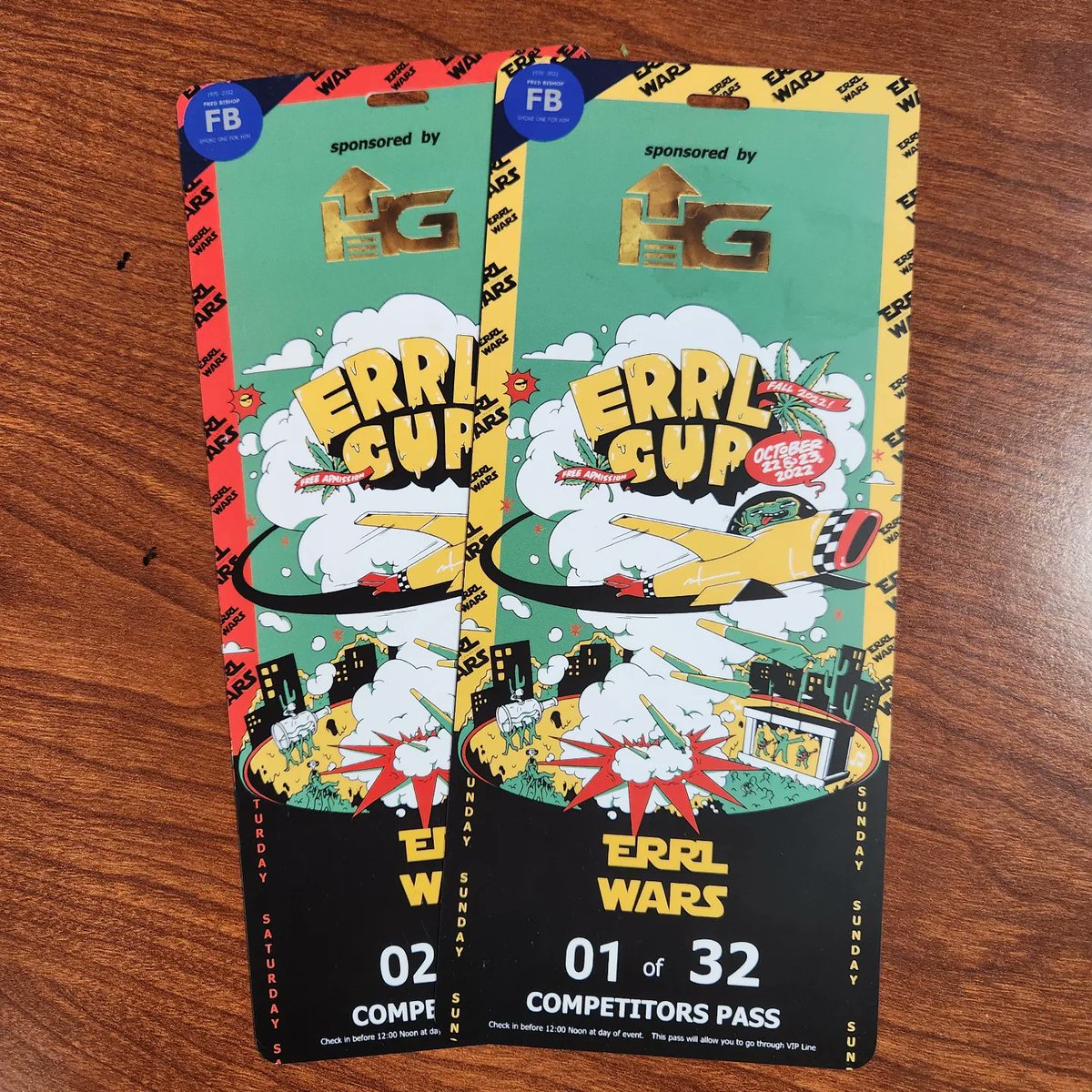 errlcup's tweet photo. Wanna play in #ErrlWars, #BongWars or #VapeWars at the #ErrlCup this weekend?!
Well I got 1 of each competitors pass for Saturday and 1 of each for Sunday!! https://t.co/WPBChWHACX