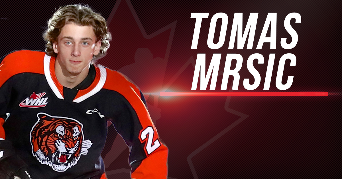 Tigers forward Tomas Mrsic has been selected to represent Team Canada Red at the World Under-17 Hockey Challenge taking place Nov. 3-12 in Langley, BC. 

Details ---> tigershockey.com/article/mrsic-…

#LetsGoTigers | #MedHat