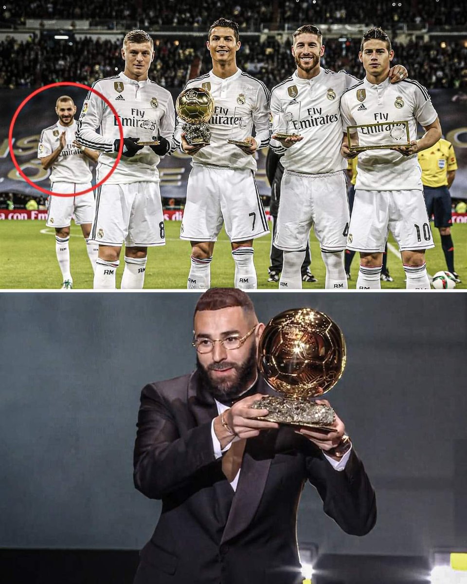 Lesson learnt: 
Learn to clap in others victory happily, your time will come. Supporting another's success will never damper your own. 
Congratulations <a href="/Benzema/">Karim Benzema</a>
#BallonDor2022 #championsleague #FIFA