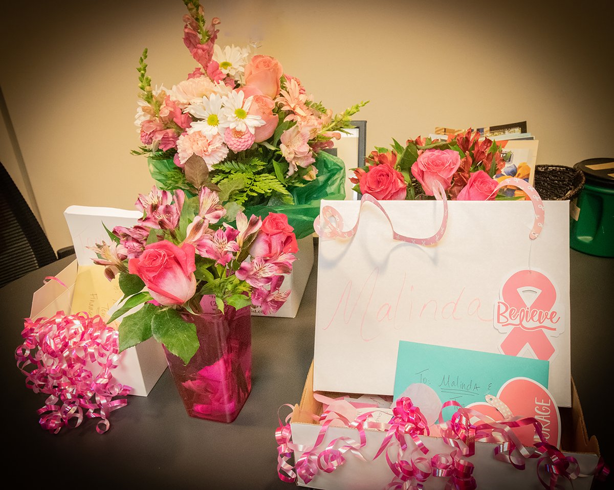 JeffCoToday's tweet photo. The Jefferson County Dept of Finance celebrated its Breast Cancer survivors today at a special lunch. They also discussed the importance of annual exams for early detection! https://t.co/SNdSFJgDPy
