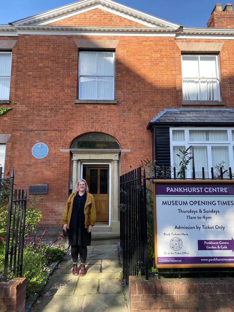 RoseStanyon's tweet photo. Brilliant to visit the birthplace of the suffragette movement @PankhurstCentre A little house with a big history. https://t.co/mpnXX8SyhI