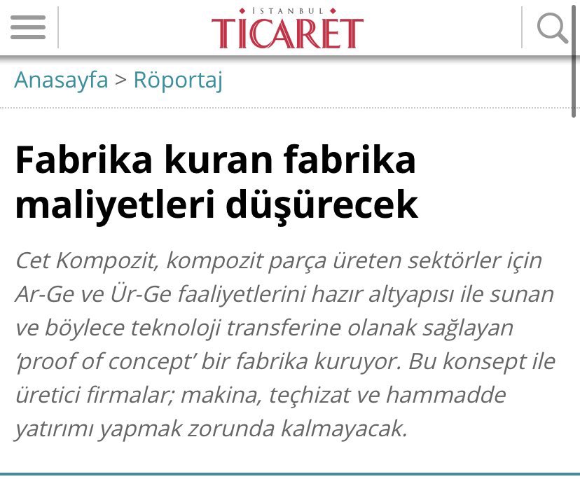 Merhaba Twitter 👋 itohaber.com/m/haber/roport…