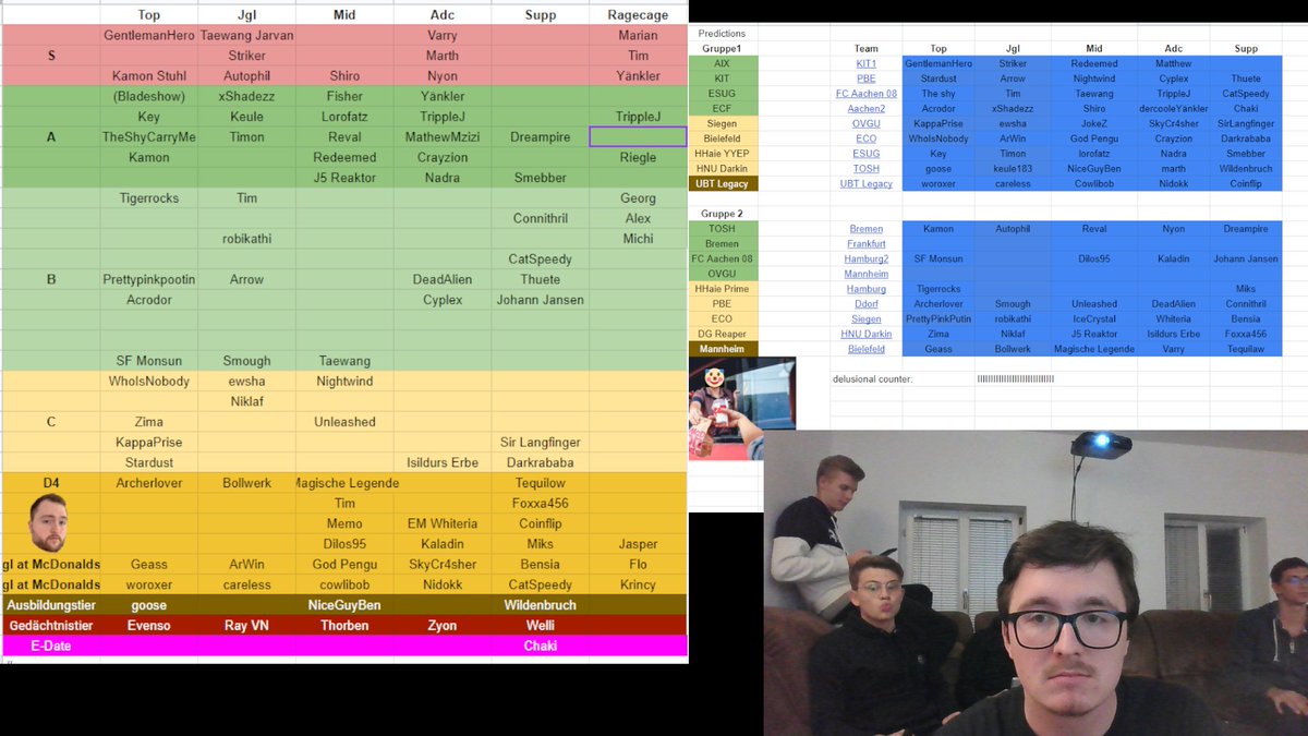 Sooooo... Ein neuer tierliststream und eine neue richtige Meinung. Wenn ihr andere Meinungen habt, dann behaltet sie gerne für euch.
Special shout out an <a href="/cooolernachbar/">Yänkler</a> <a href="/TrippleJ_Jaron/">Jaron</a> <a href="/Kernunios/">Flo</a> <a href="/Glupandaa/">Glupanda</a> <a href="/CatSchpeedy/">CatSpeedy</a> <a href="/JustKrincy/">Krincy</a> und <a href="/sariusauserebos/">sariusauserebos</a> fürs danebensitzen.
