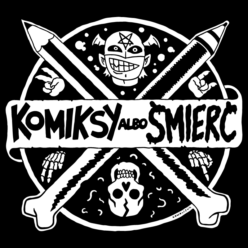 COMICS or DEATH T-shirt design from 2017