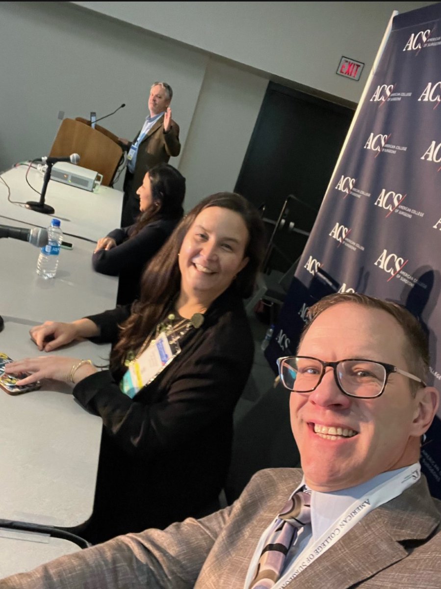 gianamontana's tweet photo. Thanks so much for the opportunity to share the stage @ #ACSCC22 with this awesome group. Controversy &amp; challenges in appendicitis seem to always be standing room only! Content is online.  

Check out the launch of our newest @PCORI appendicitis implementation program, TRIAD! https://t.co/KciutOD6Co