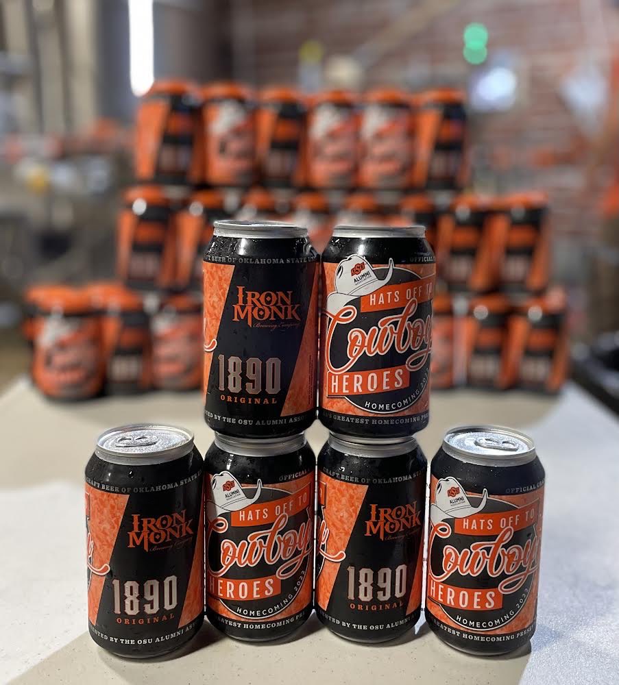 OSUAthletics's tweet photo. Celebrate America’s Greatest Homecoming with limited edition @IronMonkBeer 1890 Original.

Details 👉 https://t.co/3ObvN3PemP

#GoPokes https://t.co/2U6JhkKq7V