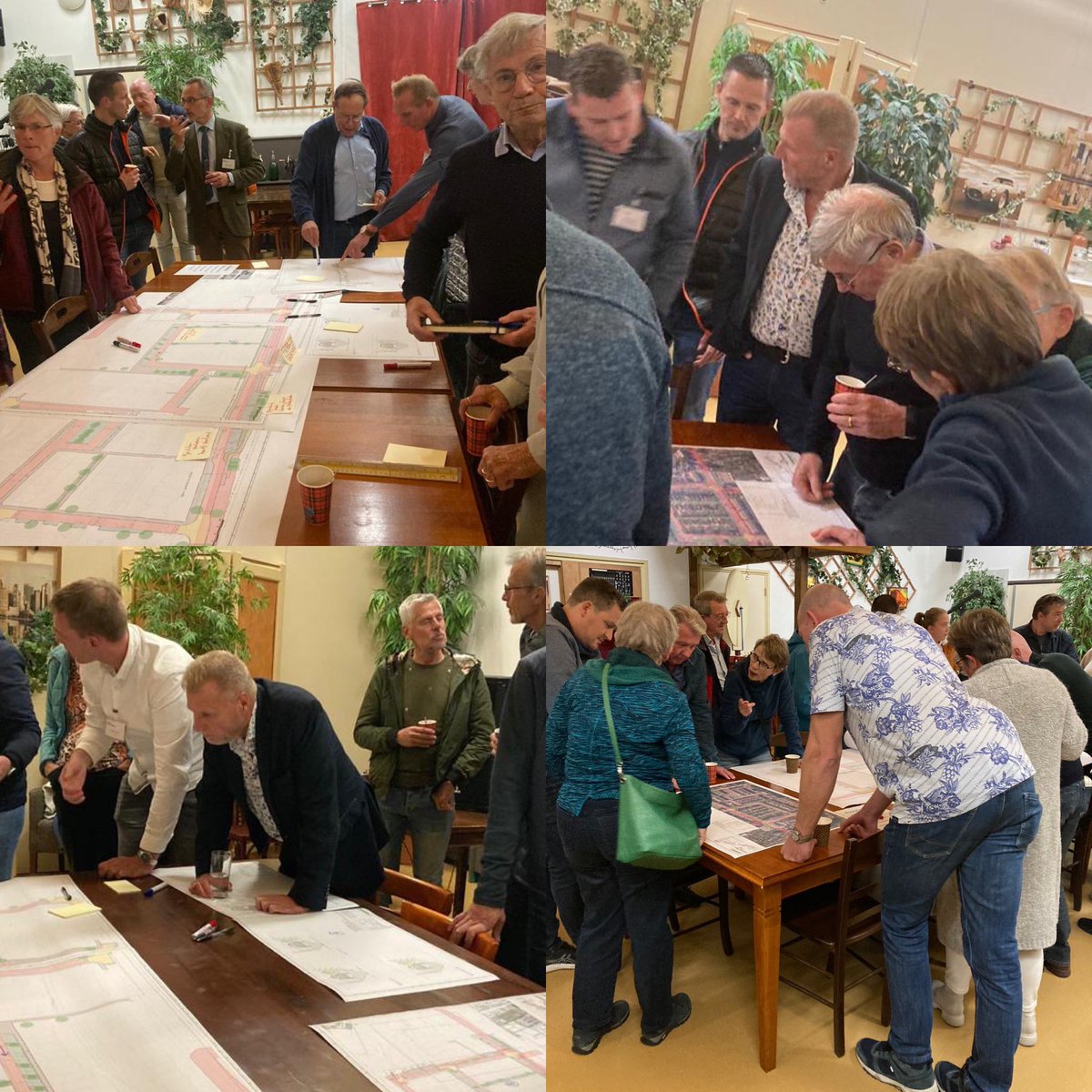 Druk bezochte inloopavond in Woubrugge over de reconstructie Bateweg e.o. Eerst ophalen van ideeën, wensen en meningen en dan pas tekenen. Burgerparticipatie zoals het hoort!