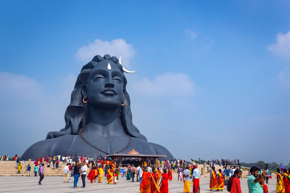 hotelcorcentro's tweet photo. Foto del Día: Estatua de Adiyogi Shiva https://t.co/8eZmHpYOKe #India #Combaitore #Fotografía https://t.co/wtx0CWJQd9