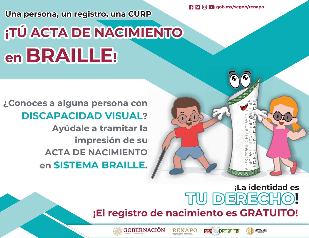 Dirección del Registro Civil Coahuila tweet media