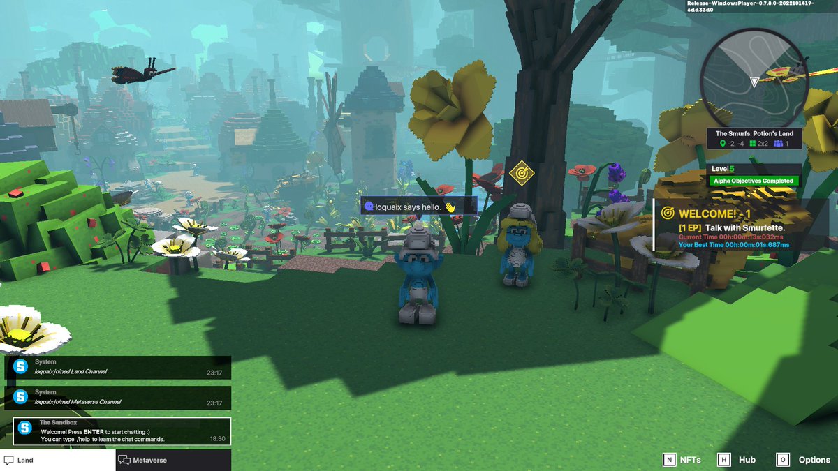 loquaix's tweet photo. @TheSandboxGame I just participated in The Smurfs Giveaway for a chance to win a Season 3 Alpha Pass! Check out my screenshot below! 👇 https://t.co/uJFNY78G5A