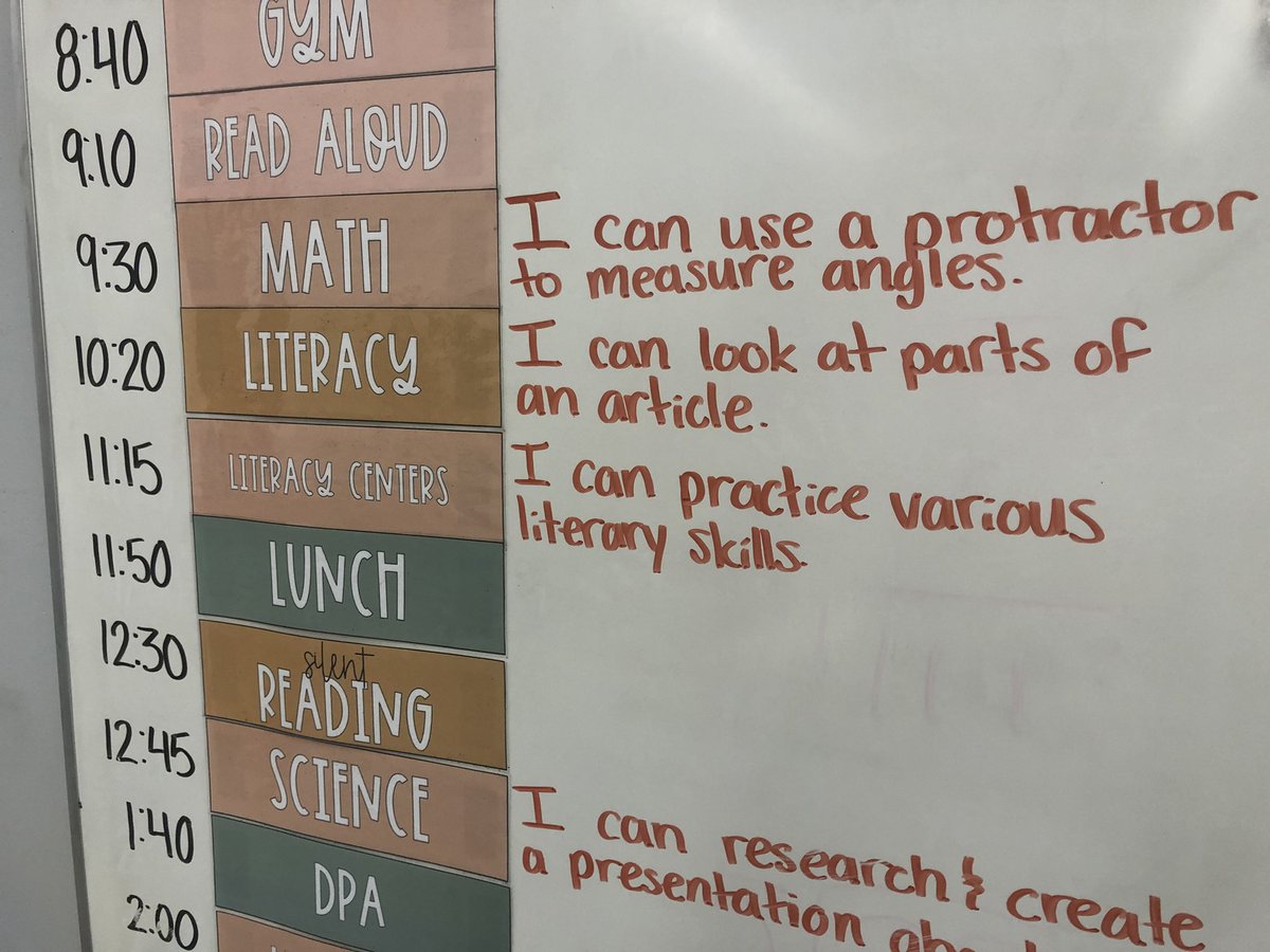 KeelerSchool's tweet photo. Incorporating learning targets into daily visual schedules to support student learning, independence, and success. #Keeler #WeAreCBE https://t.co/iYRqZUHfn8