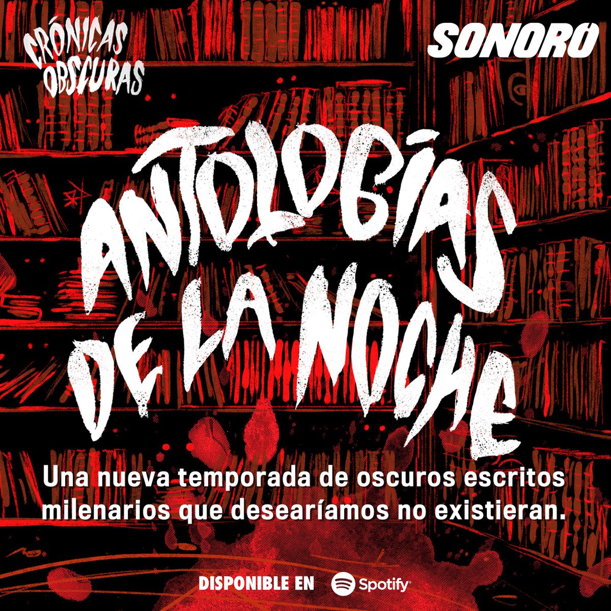 De las perturbadas mentes creadoras de Crónicas Obscuras regresan las Antologías de la noche. 👂📖🩸

Busca Crónicas Obscuras en <a href="/SpotifyMexico/">Spotify Mexico</a>. 🎧☠️

Escúchala aquí: play.sonoropodcast.com/SpotifyAntolog…
