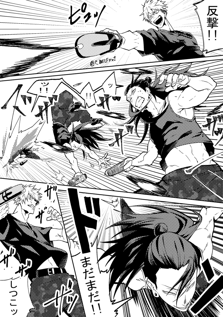 C_WOLFxx1's tweet photo. お題箱から【水鉄砲五夏ガチバトル】です。ありがとうございました！！ https://t.co/B30tLnxKf8