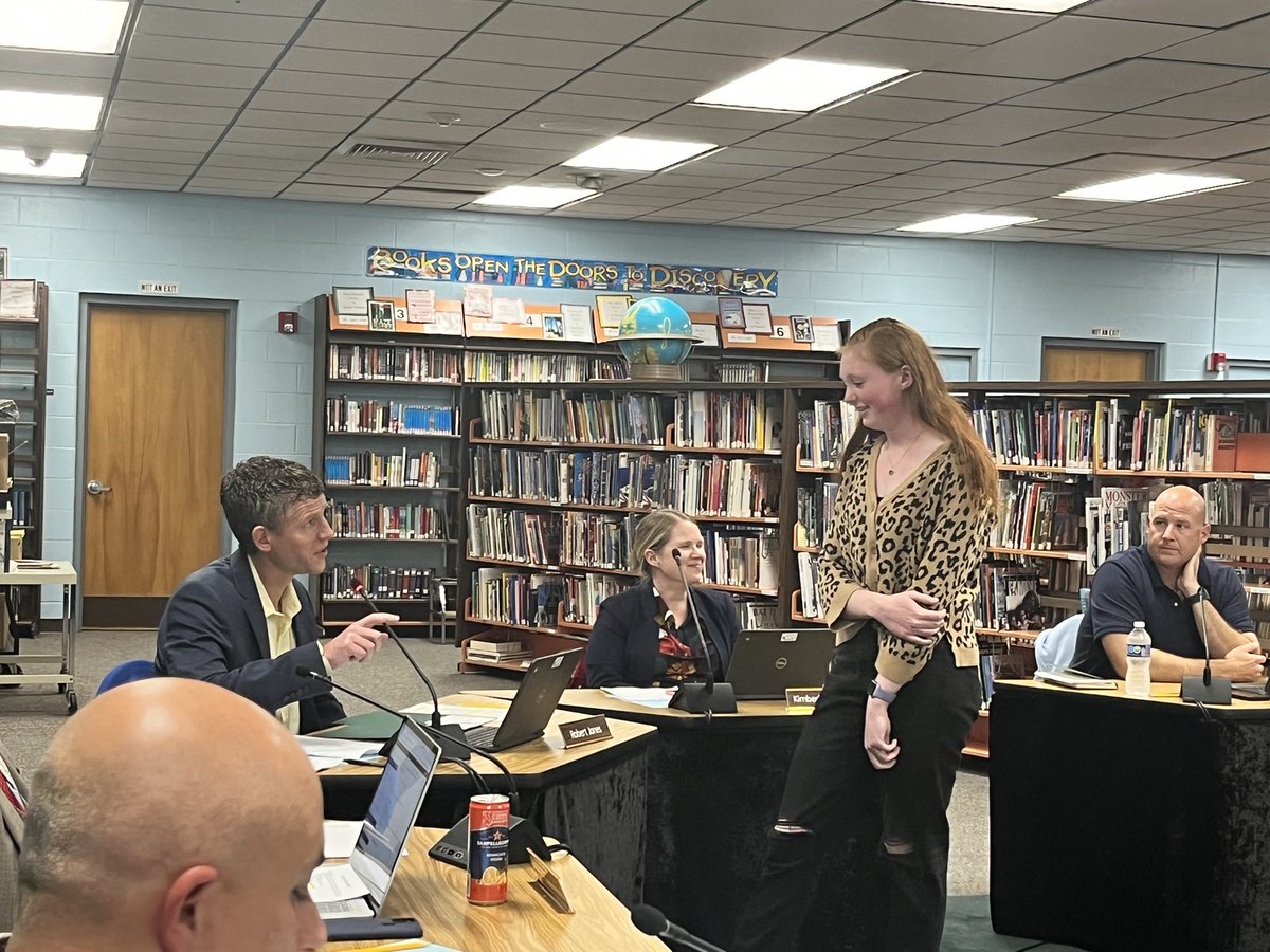 Two WDHS students were recognized at Monday night’s Board of Education meeting as October “Soaring Eagles”. Congrats to our kids; we are proud of you!