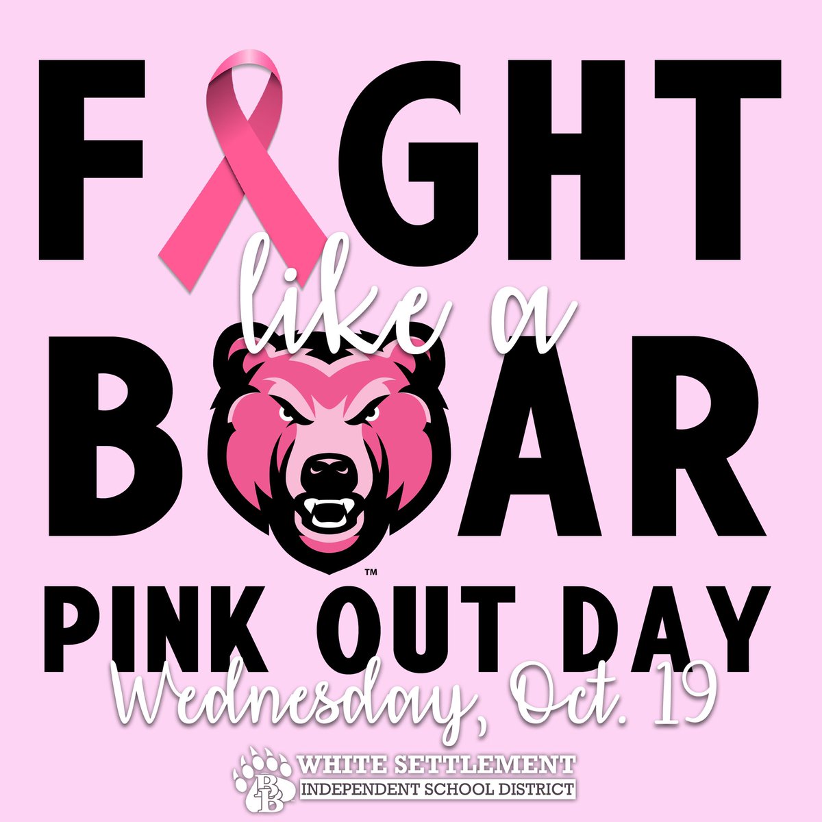 squad_bhs's tweet photo. Pink Out Day Tomorrow!! Wear pink for breast cancer awareness! 💕 https://t.co/z4zEUmwYgF
