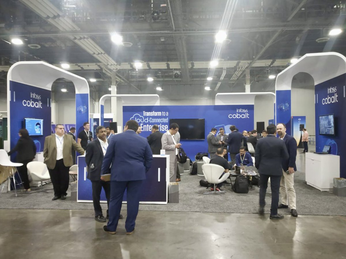 InfosysAmericas's tweet photo. The @Infosys team is all set to showcase its cutting-edge IP and differentiators powered by #InfosysCobalt at booth 202  #OracleCloudWorld22. Meet our experts to know more: https://t.co/wQgVWsh3WB #InfyAtOCW22 #OCW https://t.co/xyNVMnbPGU