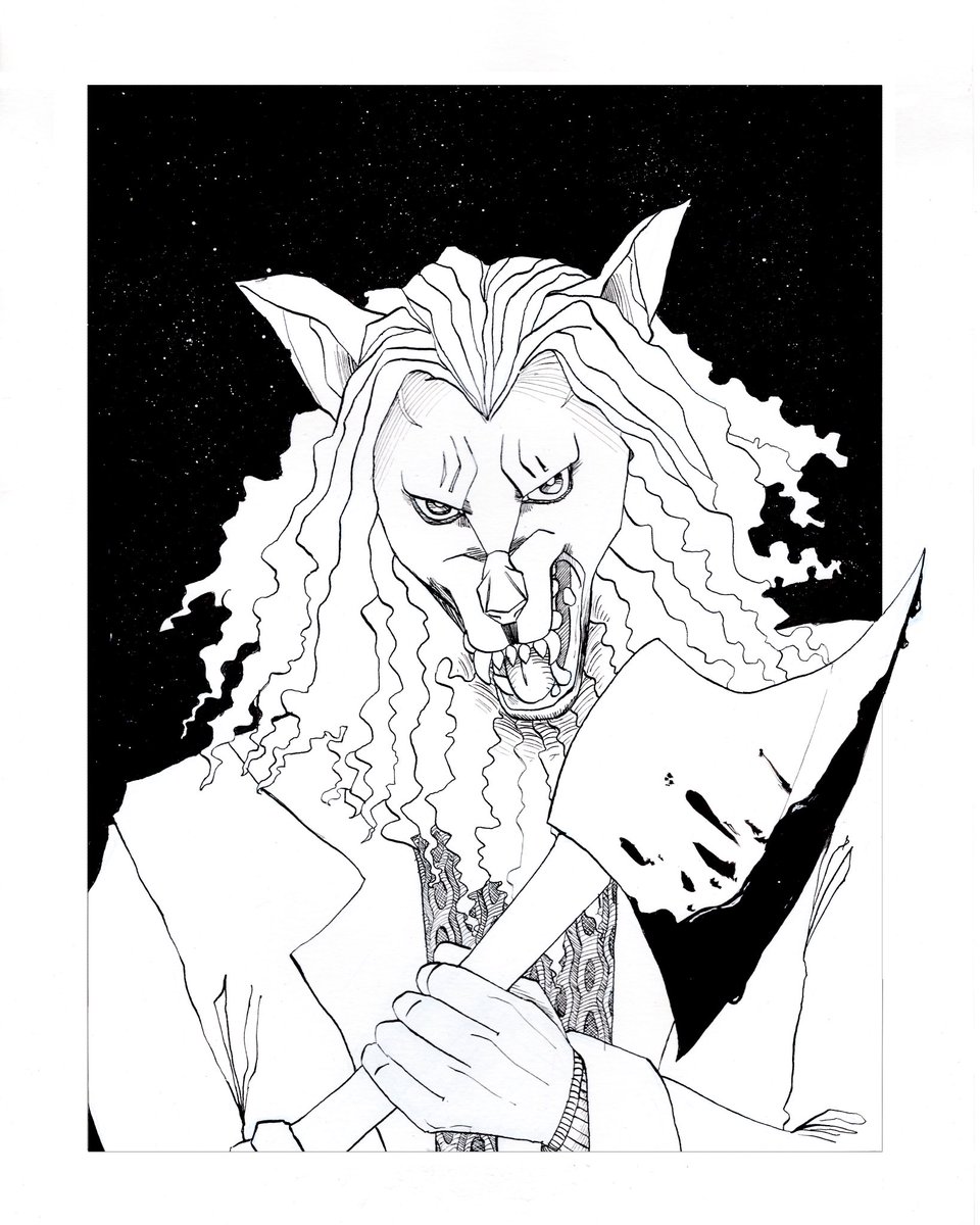 LethcoMelissa's tweet photo. I’m a creap…. I a weirdo…. 🥴 hi peachfuzz #creep2014 #creepmovie #inktober #art https://t.co/FhZ7Bv03xq