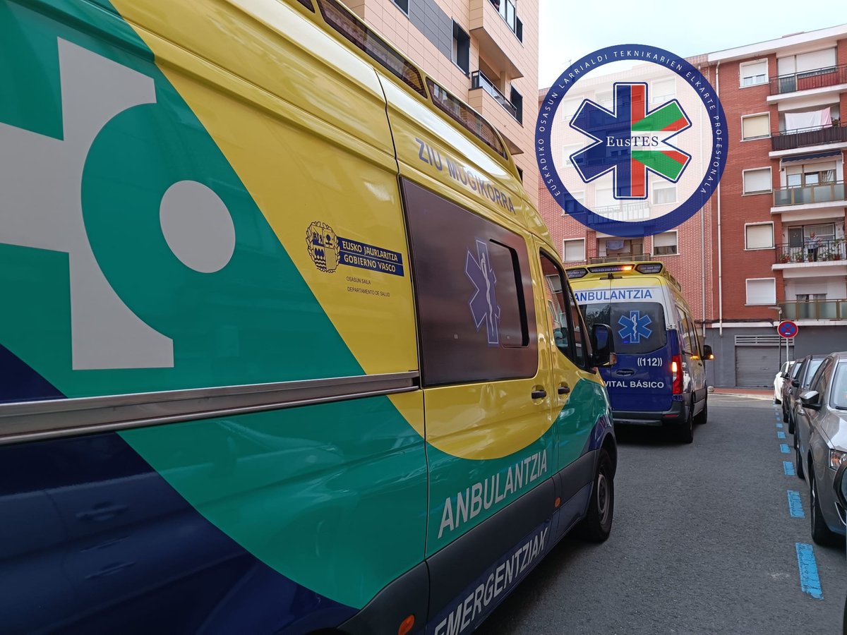 Aviso en #Barakaldo, acude #ambulancia #SVB de @htgroup112 por enfermedad. Los…