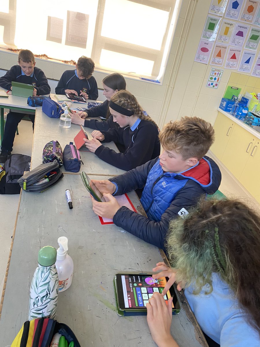 RathnureGreen's tweet photo. We are showing off our competitive side in the @TTRockStars #IrelandRocks times tables competition! @RathnureNS #IUseMaths @mathsweek #mathsweek2022 https://t.co/BcFDpbHJQ9