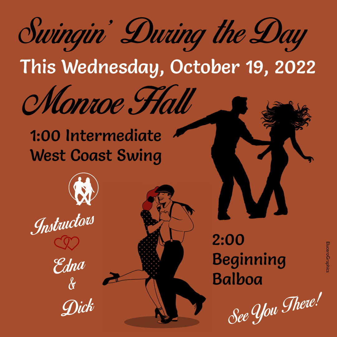 Dick and I teach these dances:  West Coast Swing, Night Club Two Step, Country Two Step, Balboa, Ballroom and Latin Dances.  We teach private and group lessons. We teach in Sonoma County, Ca, but will travel.
#santarosadance #dancesonomacounty