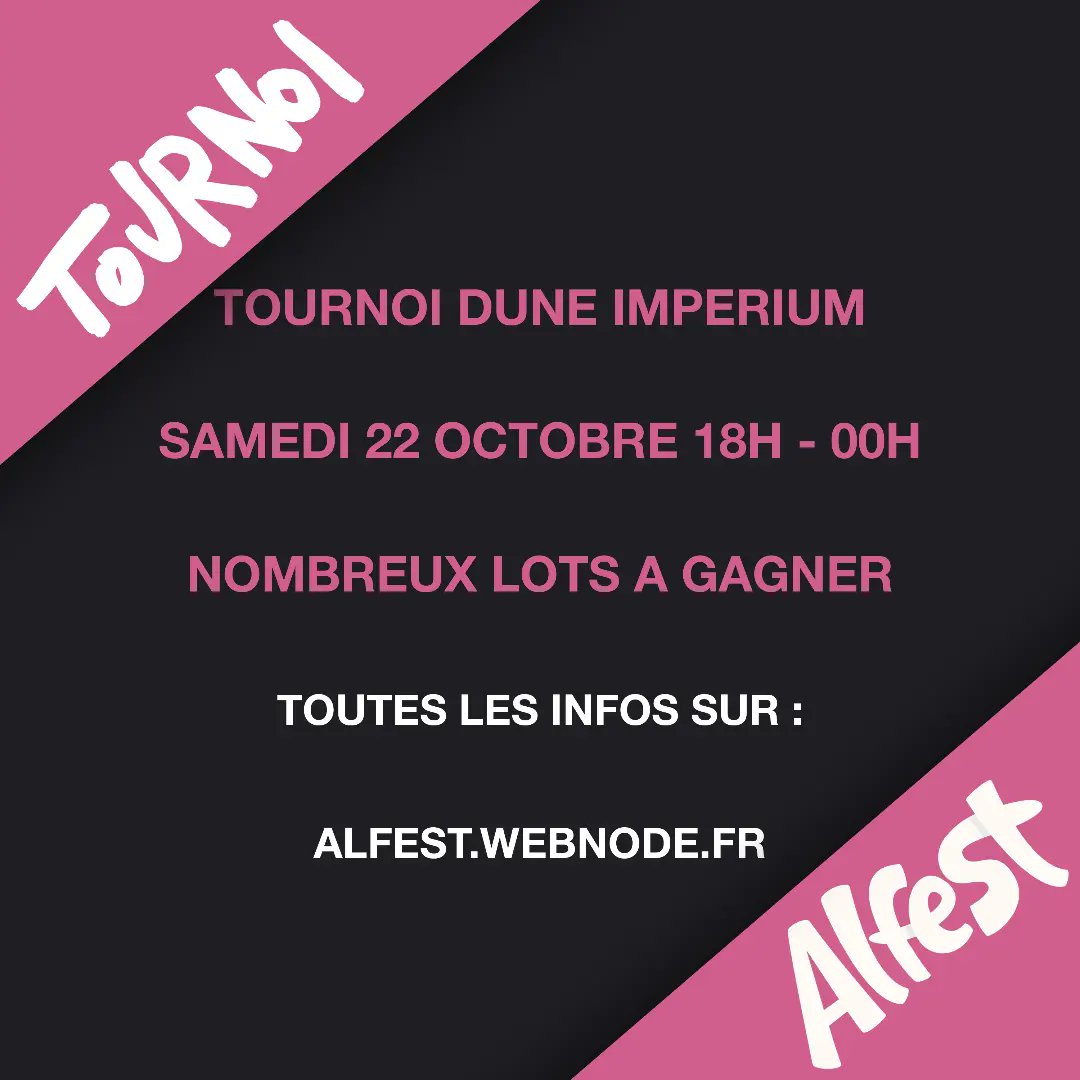 Annecy_Ludique's tweet photo. Ce sera samedi à 18h00 !!! Il y a de très beaux lots à gagner offerts par @LuckyDuckFR et Ludocortex.
Retrouvez toutes les informations sur le tournoi et le reste de l'événement à l'adresse suivante :
https://t.co/SBgfmggq1A
#annecyludique #j2s #ALfest #jeux #Annecy https://t.co/7yLLOE3eGn