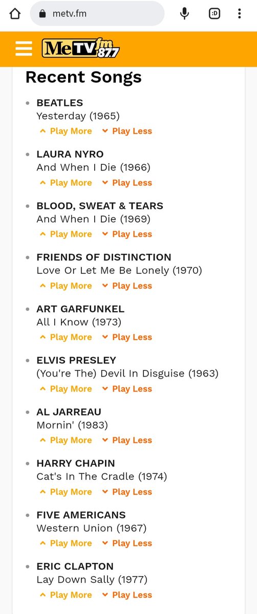 VenusInMomJeans's tweet photo. #BackToBackSnack on 87.7FM @MeTVFM at 3pm daily #AndWhenIDie written & sung by #LauraNyro (1966) and sung by #BloodSweatAndTears (1969). #HappyHeavenlyBirthday!!!
🎉#LauraNyro🎉
Blood Sweat & Tears sing a classic version of her song. Thanks Laura for your songbook & music legacy! https://t.co/5kvFaq3DJ9
