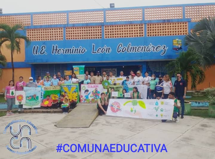 #UTGU Barinas desde la UEN Herminio León Colmenarez, con la Triada,(Somos Venezuela, UBCH, Comunidad) Docentes y Representantes, nos encontramos impulsando la  Educación Ambiental desde nuestros Centros Educativos.  <a href="/NicolasMaduro/">Nicolás Maduro</a> <a href="/_LaAvanzadora/">Yelitze Santaella</a> #UnidosConElCastanoYTejerías