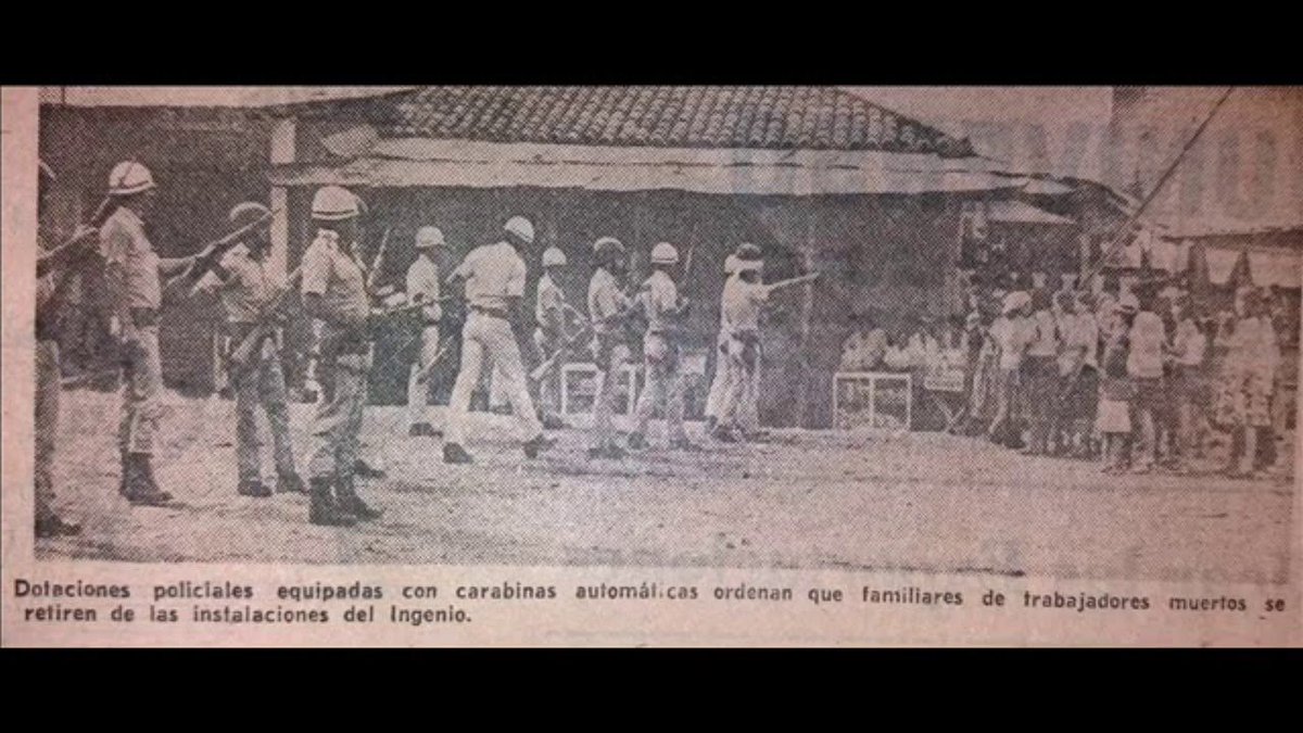 JohnCajasGuijar's tweet photo. El 18 de octubre de 1977 se dio la matanza de trabajadores del ingenio #Aztra. La historia del movimiento obrero (ecuatoriano y mundial) se ha escrito con sangre y no debe olvidarse. https://t.co/cIyWIjQkub