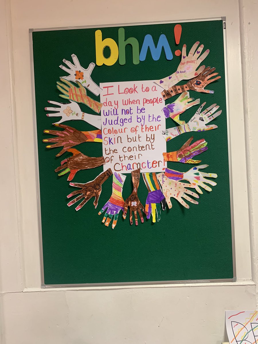 woodrufflisa's tweet photo. 💙💛💚 In a world where you can be anything be kind! #BlackHistoryMonthUK  @AmbroseYouth https://t.co/3HvYESLLeF