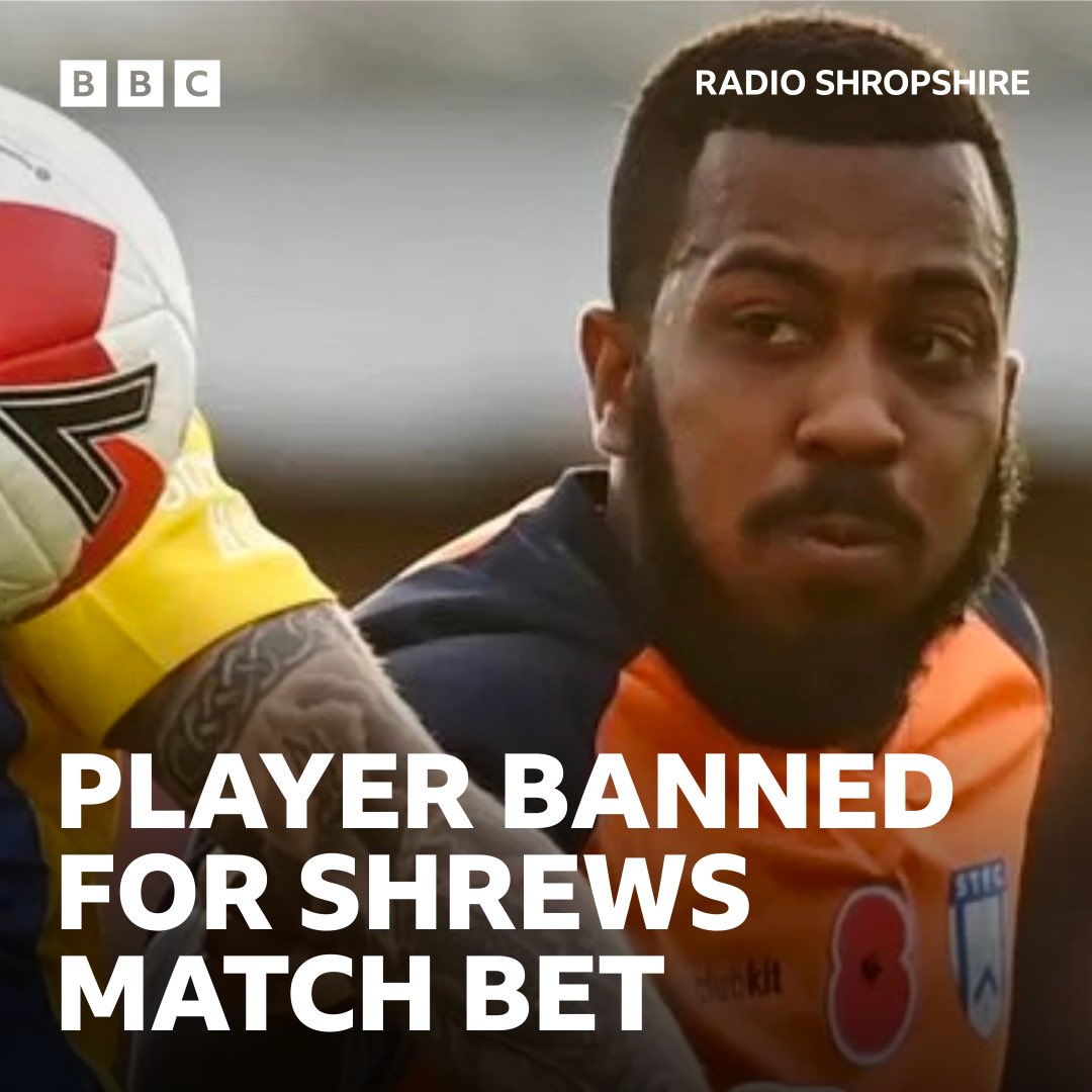 The player bet he’d get a yellow card when playing against @shrewsburytown in last season’s FA Cup. Read more from @BBCShropSport: bbc.com/sport/football…