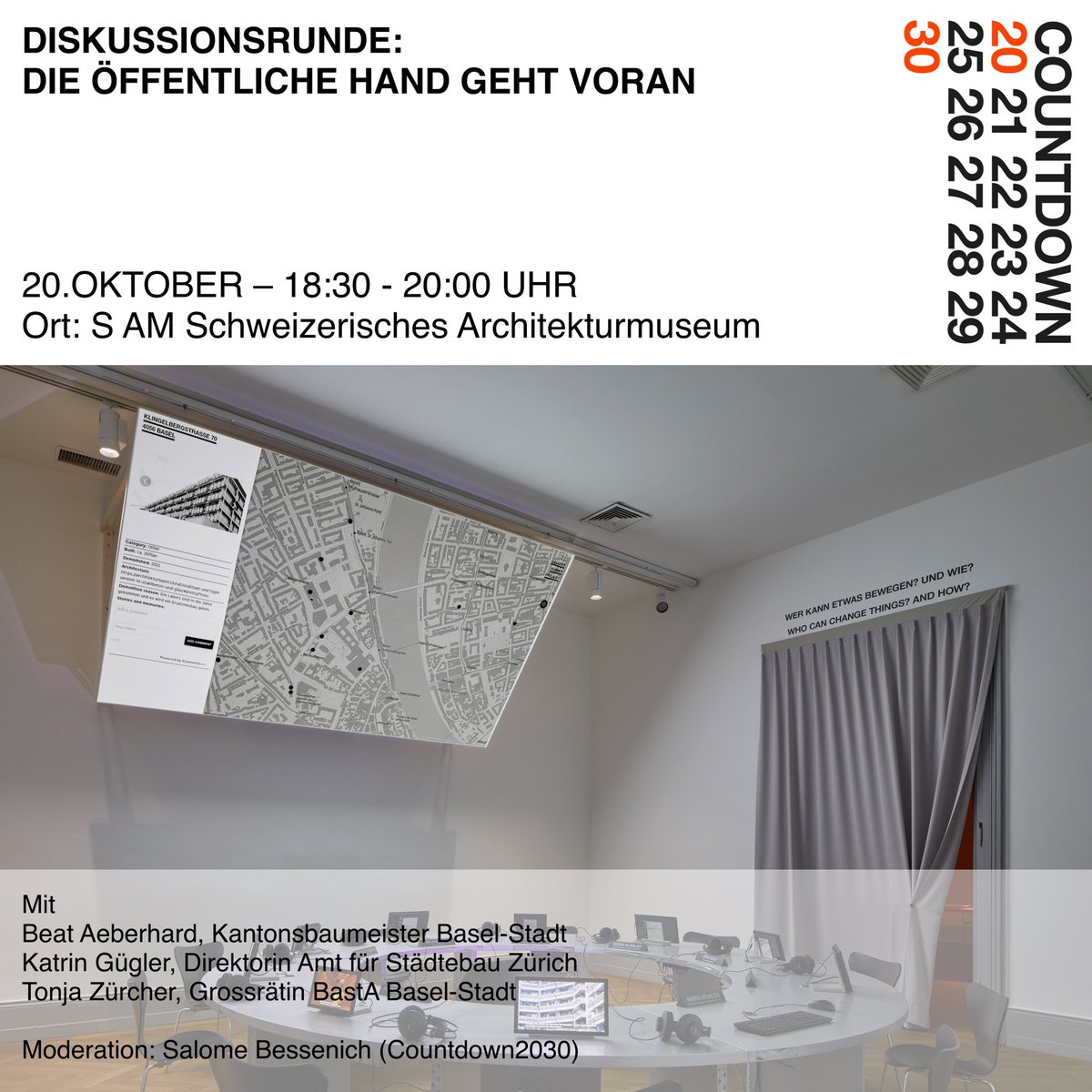 Bund, Kantone und Gemeinden nehmen beim Bauen verschiedene Rollen ein: Sie sind Grundeigentümerin und Bauherr, Planungsbehörde, Gesetzgeber und Bewilligungsinstanz. Wo geht die öffentliche Hand schon heute vorbildlich voran? Wo sollen in Zukunft Schwerpunkte gelegt werden?