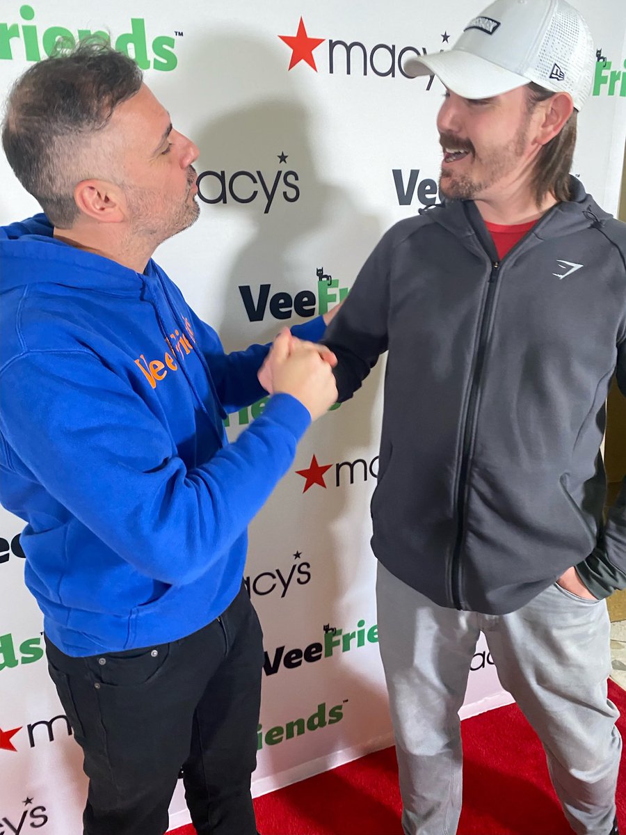 A snapshot of my conversation with @garyvee about building 🧱 by 🧱 and providing value to communities and people ❤️ Had a blast connecting again last night G. Kev and I are excited for what’s to come! 📸 @KevinSofen