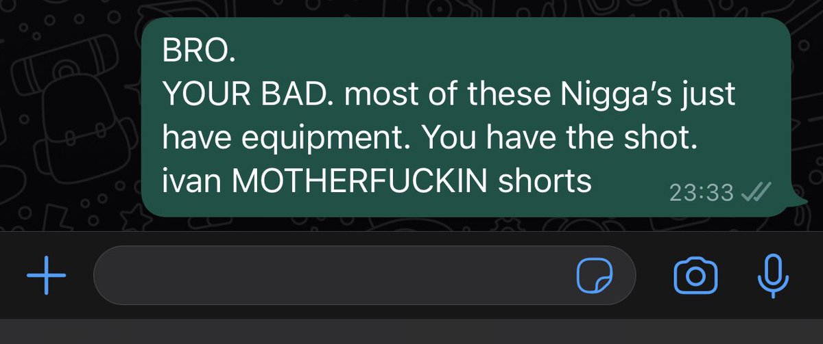 onziofficial's tweet photo. Ivan MOTHERFUCKIN Shots most of these  weak ass photographers ain’t got shit on you.  

They got equipment 
You got SHOTS. @ivan_nasvil that’s why your SHOTS. https://t.co/eWxzFCjeE2