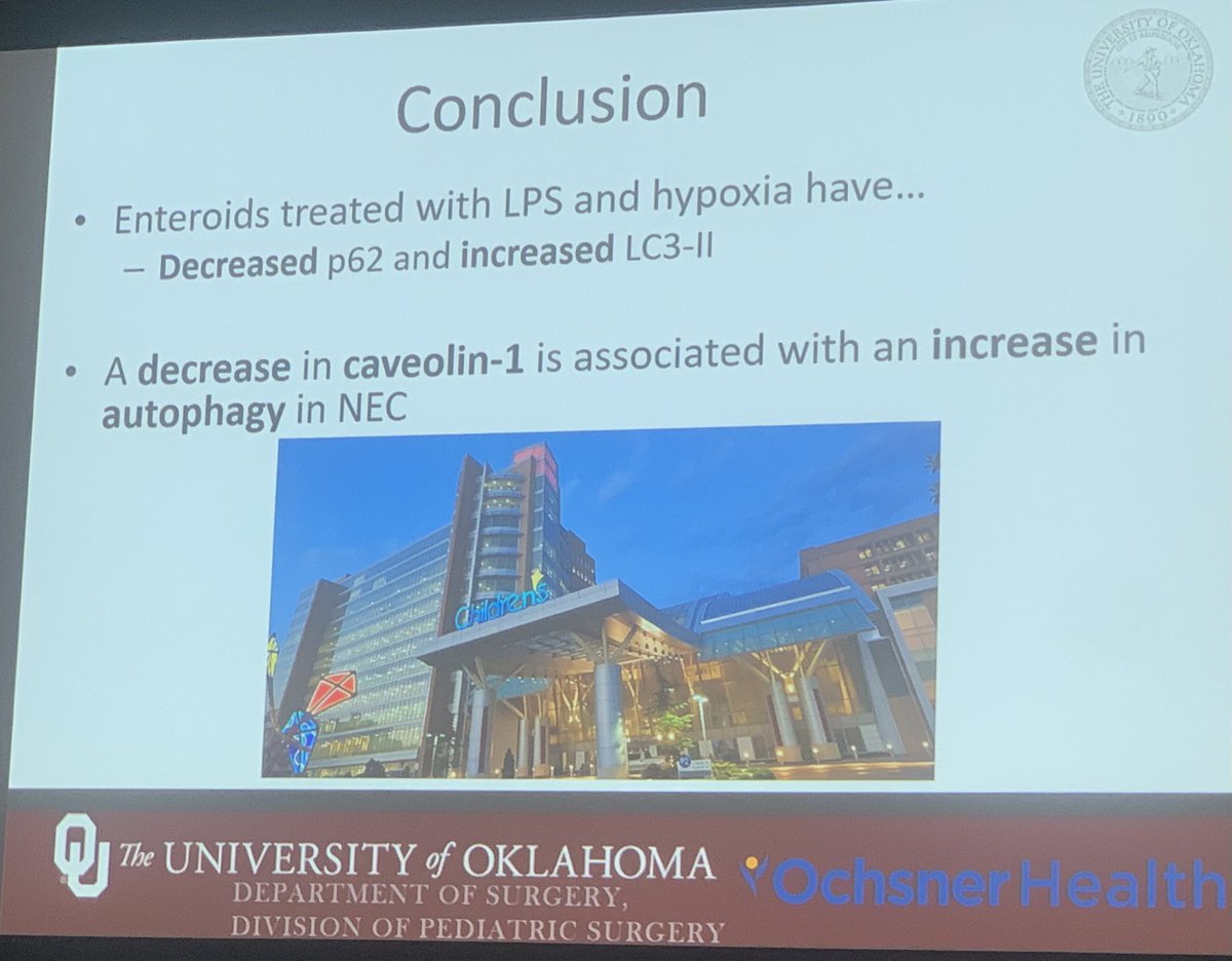 Brooke Snyder (@kbsnyder9) on Twitter photo Great talk by <a href="/HeatherLiebe/">Heather Liebe</a> showing an increase in autophagy in necrotizing enterocolitis! <a href="/OU_Surgery/">OU Surgery</a> <a href="/CJHunter18/">Catherine Hunter</a> #ACSCC22 Great talk by <a href="/HeatherLiebe/">Heather Liebe</a> showing an increase in autophagy in necrotizing enterocolitis! <a href="/OU_Surgery/">OU Surgery</a> <a href="/CJHunter18/">Catherine Hunter</a> #ACSCC22