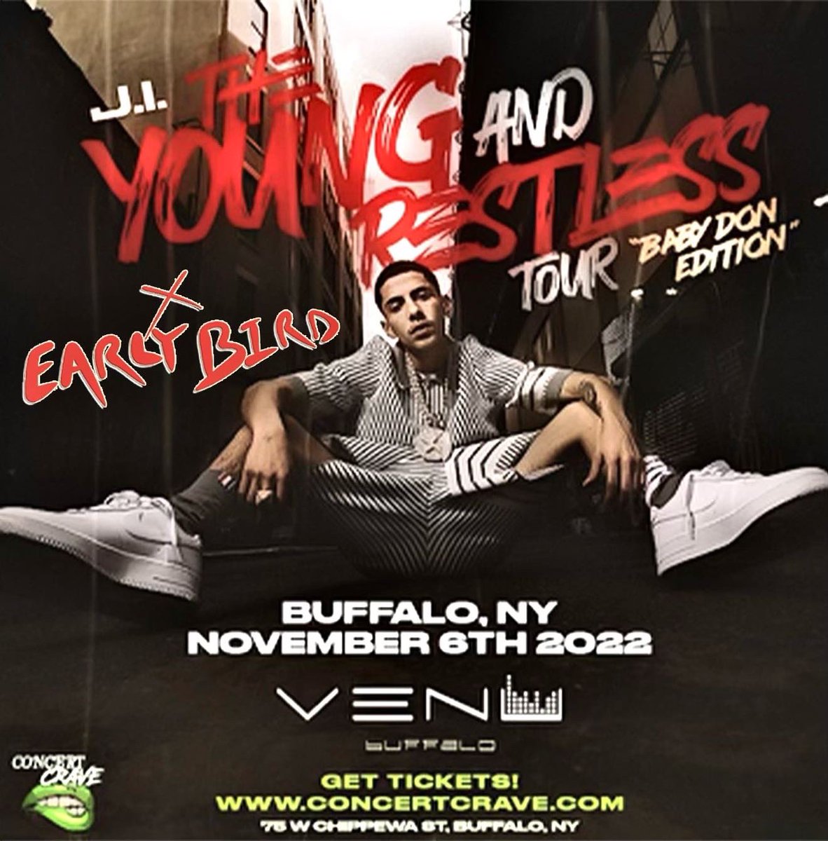 Hi I’m opening for Ji the Prince november 6. Hmu for tickets I still got some and will deliver👌🏾