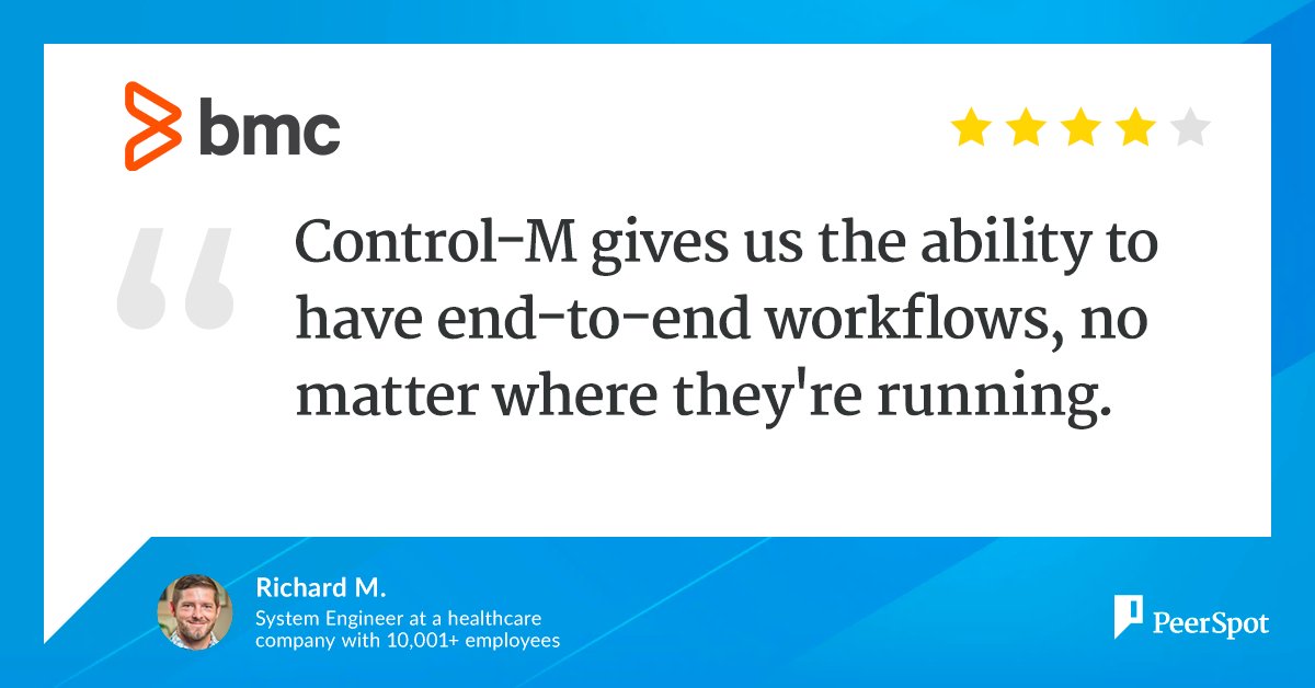 BMCSoftware's tweet image. Managing #dataworkflows and pipelines doesn’t have to be stressful. Learn how real IT teams are getting it done more quickly and easily: bit.ly/3yeaEKp #ControlM