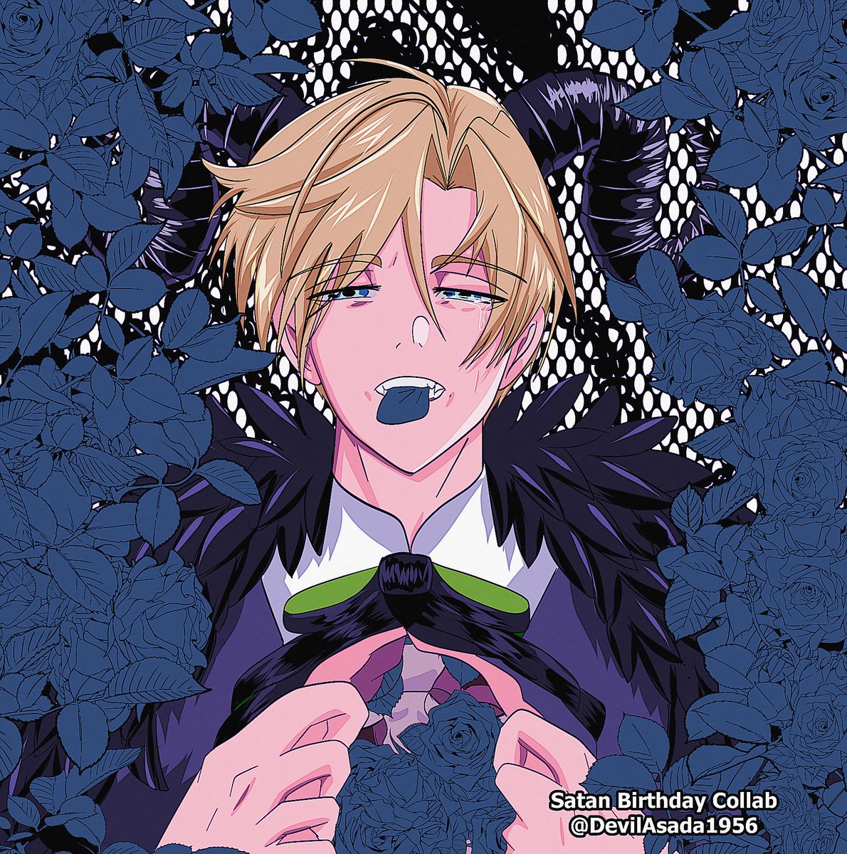obm_bdz's tweet photo. #SatanCollab2022 #ObeyMeSatan #HappyBirthdaySatan #ObeyMeBD

Prompt: Angst Trope AU
Artist: @DevilAsada1956 https://t.co/RJE6qyue6f