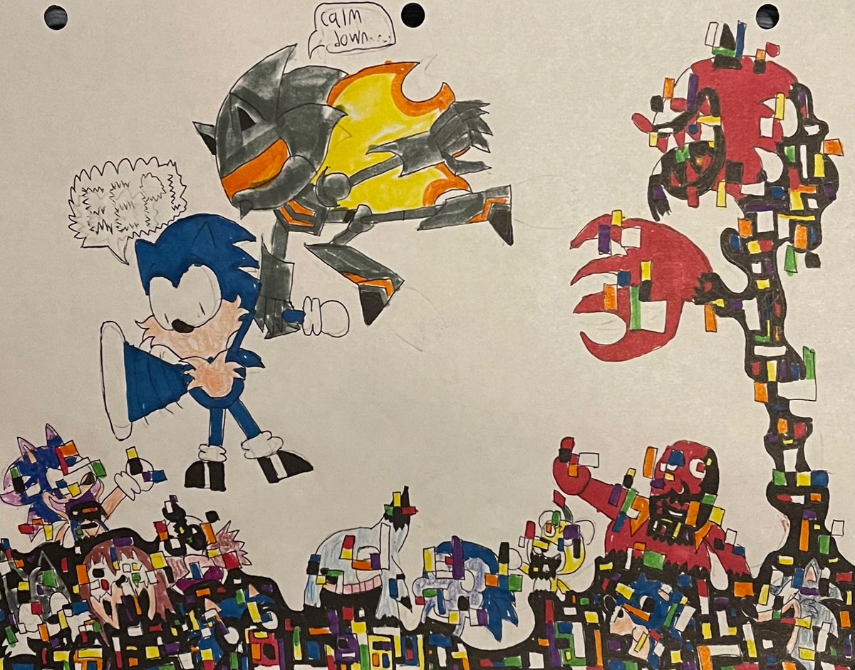 Jonatha76257883's tweet photo. Sonic horror moments

Infected: xenophane, tails soul, knuckles soul, eggman soul, x-terion, Chaotix, majin sonic, tails doll, starved eggman, lord x, Sunky, &amp; fatal error
Survived: furnace &amp; hog https://t.co/WCjHO5Zy20