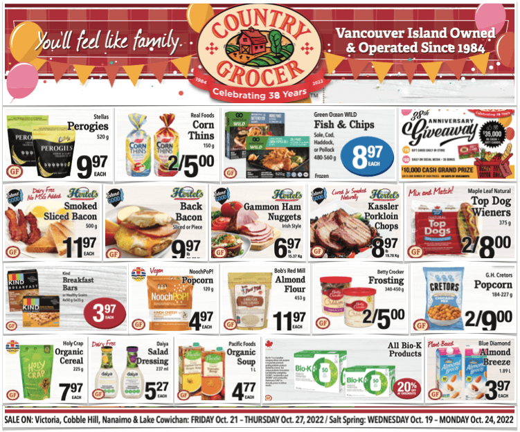 TheCeliacScene's tweet photo. 🎉 @CountryGrocer Flyer is here! 🎉 @GfStellas  #GlutenFree #Perogies #CornThins #HertelMeats 🎉 SEE https://t.co/qpJF0MXpKA🎊 Celebrations Continue! In-store or follow https://t.co/h9D09G6eaP 
🎉 https://t.co/yGUN87LxV0 #glutenfree #sale #countrygrocer #perogies #contest https://t.co/pmIldZnU4v