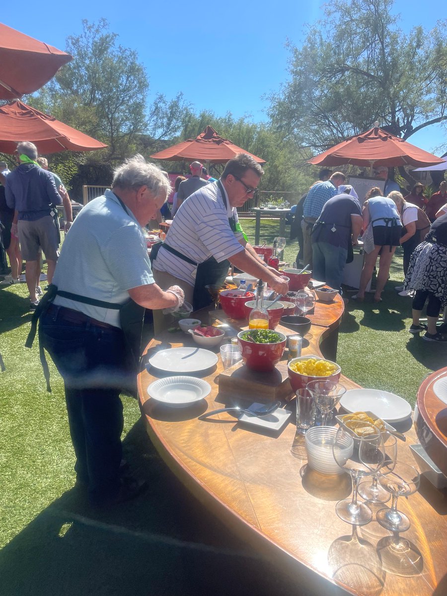 JerryGrisko's tweet photo. #TeamCBIZ is having a great time during their team building challenge at the #CBIZSummit. Teams are making salsa and margaritas, along with a commercial &amp; billboard for their product. @cbz https://t.co/OZRfhC5Qgi