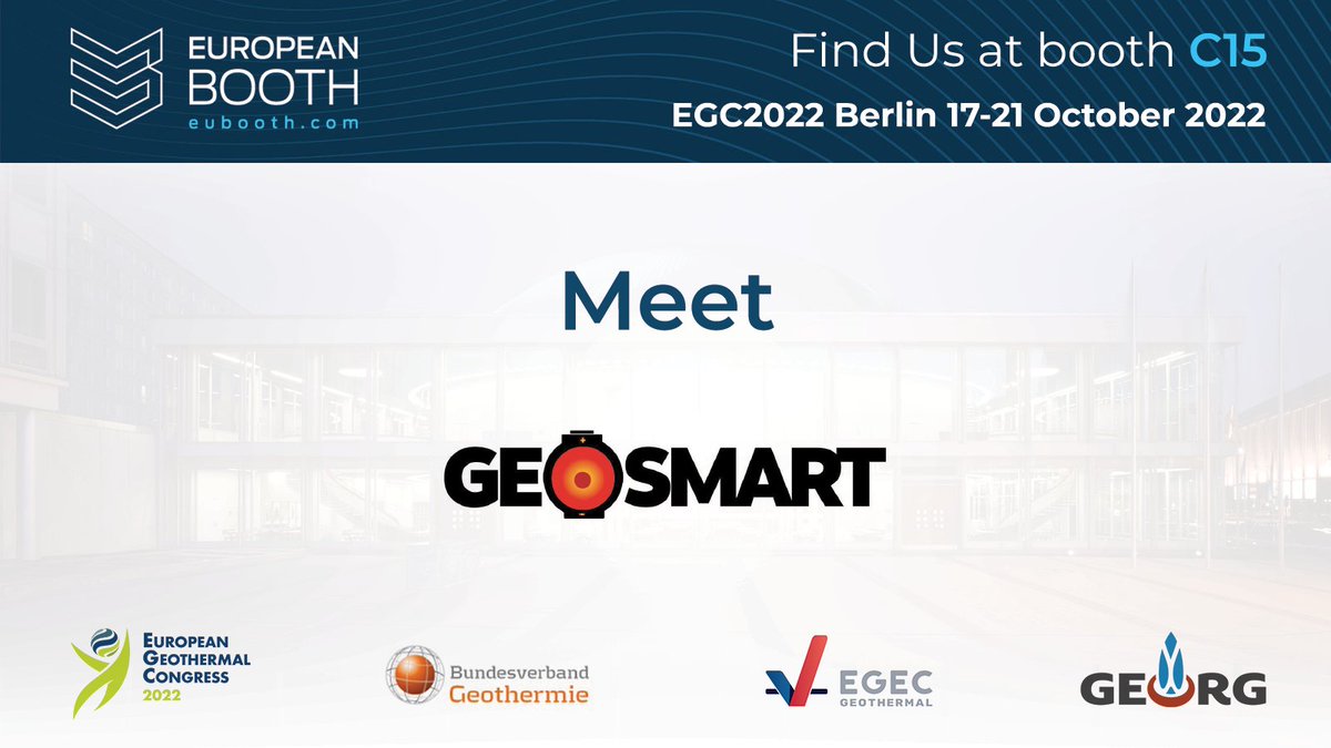 European Geothermal Research & Innovation Booth tweet media