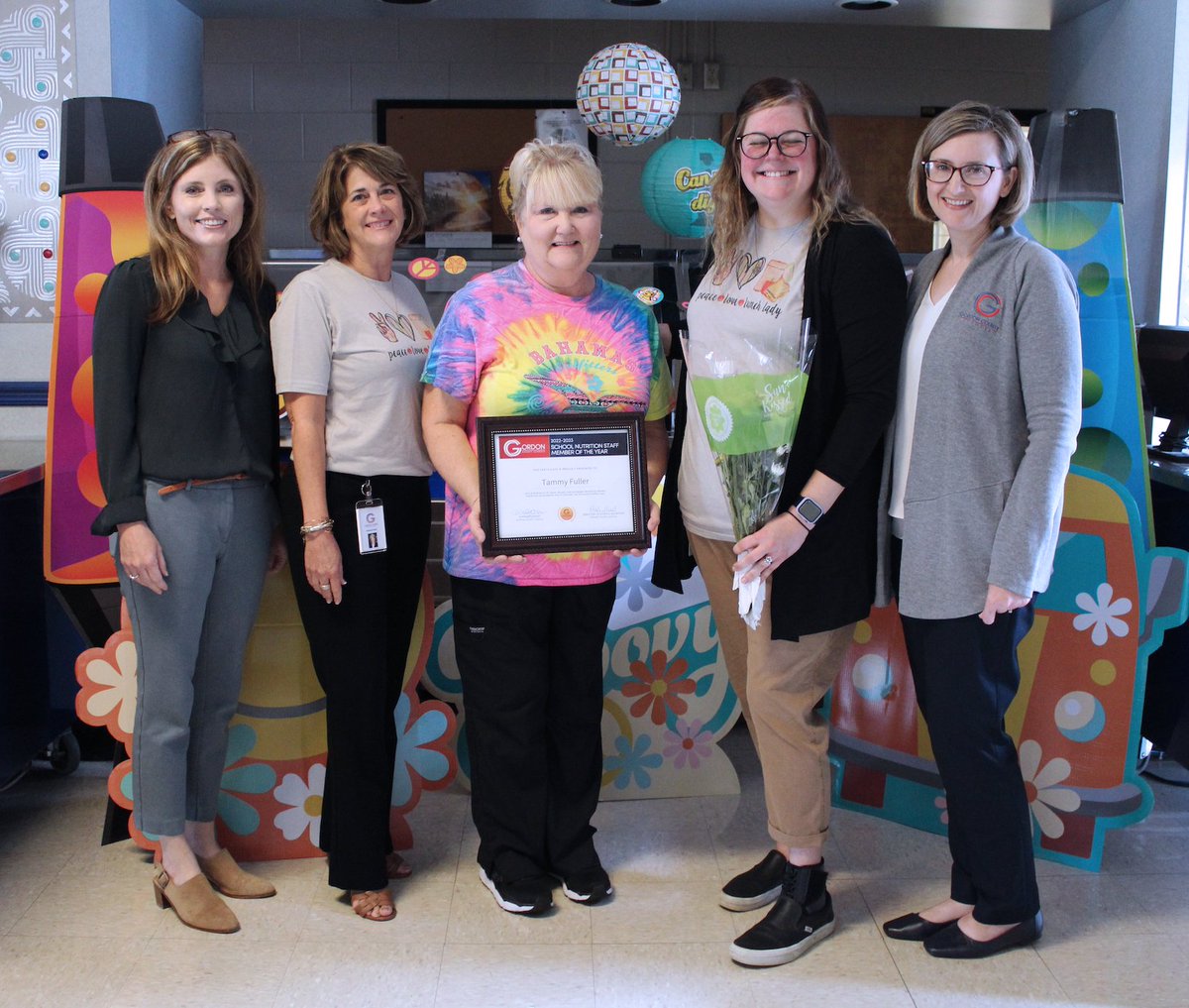 GordonCoSchools's tweet photo. GCS NUTRITION EMPLOYEE OF THE YEAR: Gordon County Schools is pleased to announce the 2022-2023 School Nutrition Employee of the Year, Tammy Fuller.
GET the full story at https://t.co/CpeDoczxH4
#GoCoSchools #OneBIGFamily #GETGCS https://t.co/2Y67tDinZK