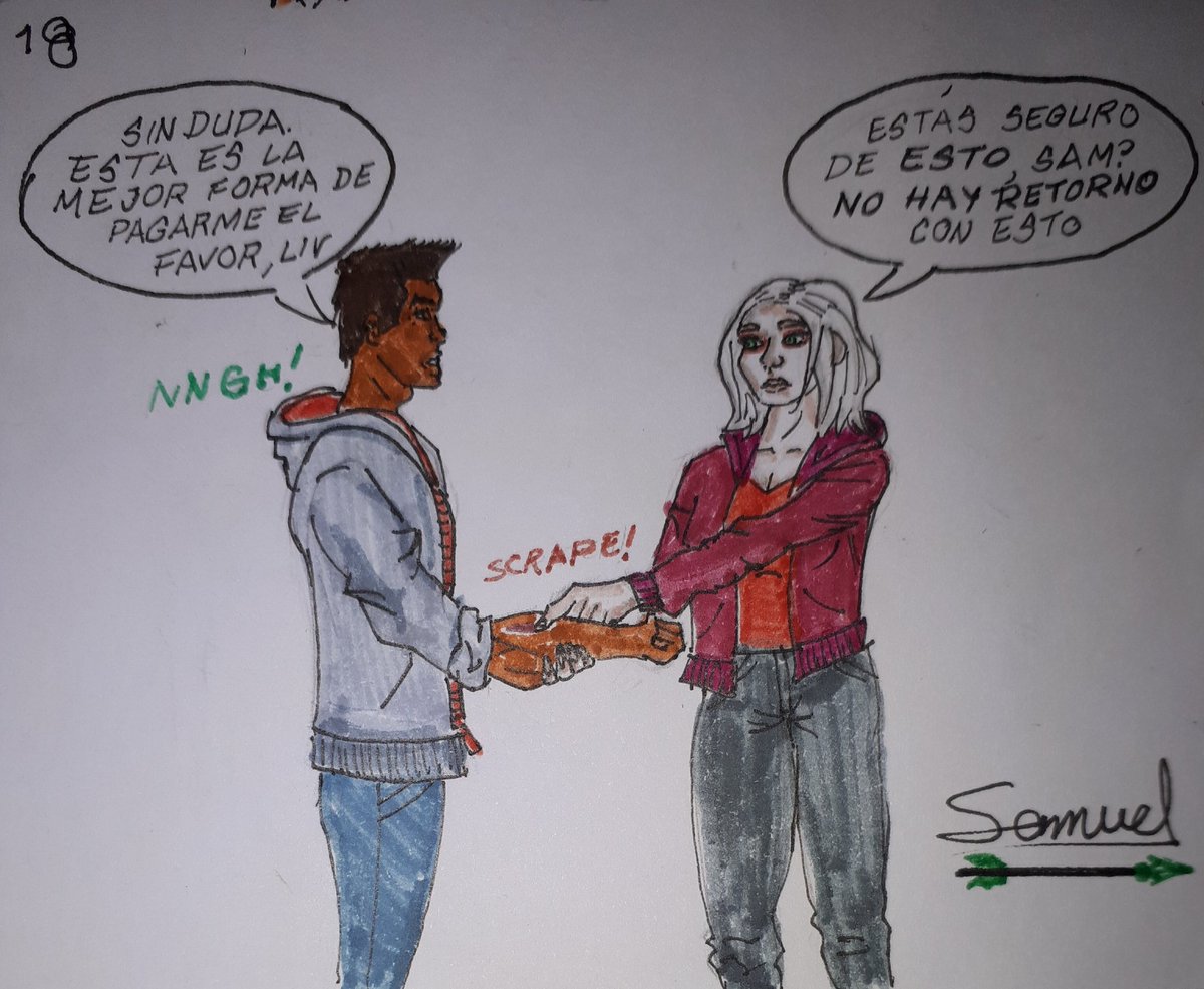 SamTurbo10's tweet photo. Buenas tardes mis queridos panas, les presento hoy mi dibujo del #inktoberday18 representado en un escenario donde su servidor en el universo de #izombie nuestra querida #livmoore me va a #raspar para ser un zombie.
Debido a que me regresa el favor por algo que le ayudé... https://t.co/HnEhlfuz1Q
