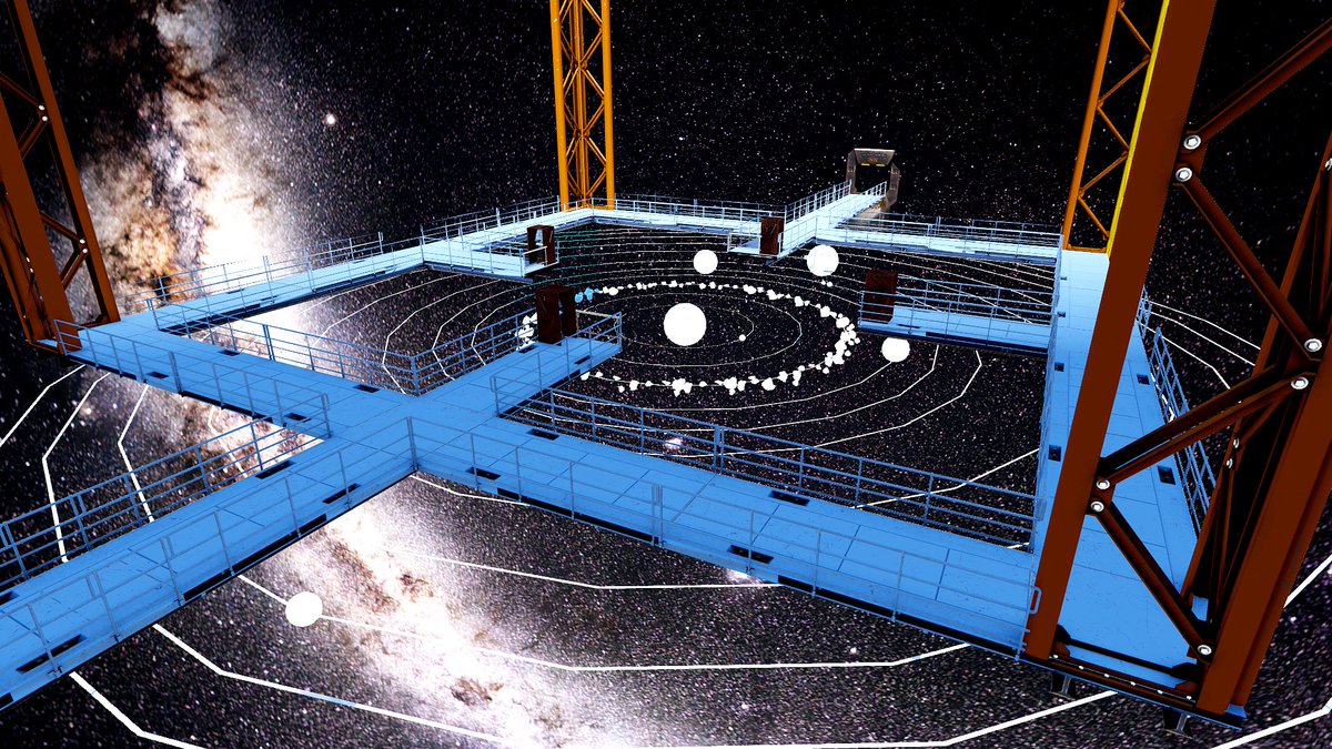 ObsessToDepress's tweet photo. #blocktober recap, day 10 (showcase): 

After my opener for campaign 3, I had players drop into a solar facility. My focus was on functionality (players had to enable solar lasers) and making creative use of assets to make a planetarium.
#leveldesign

Please hire me! https://t.co/C3FHKM1oLn